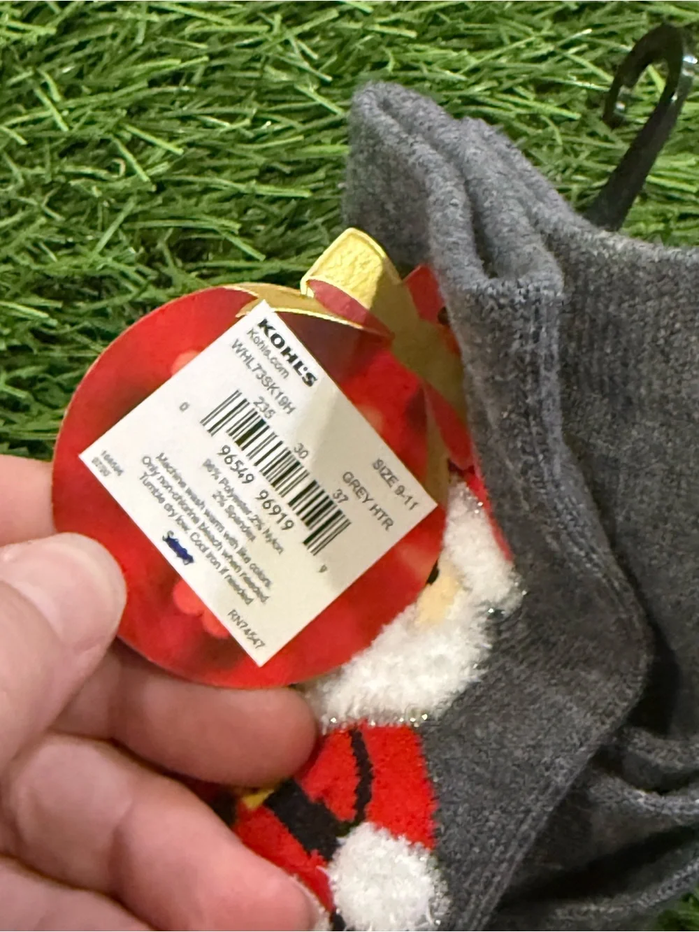 Shine Holiday Socks - Santa